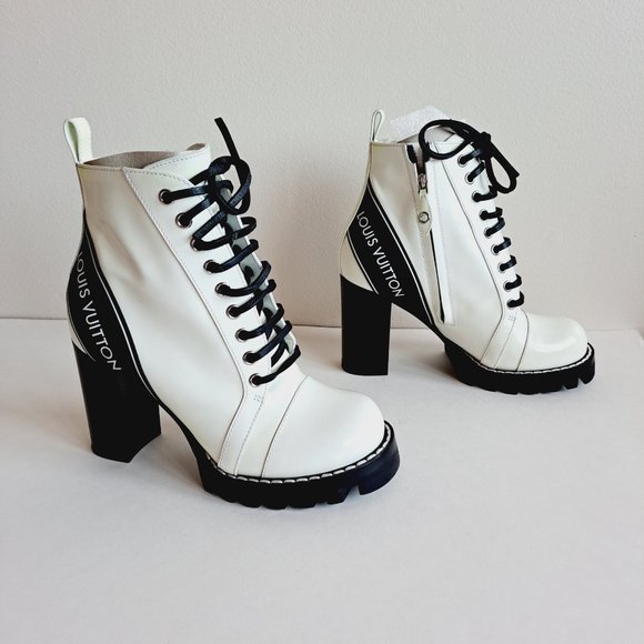 Louis Vuitton Patent Calfskin Star Trail Ankle Boots Size 36.5 - Picture 15 of 16